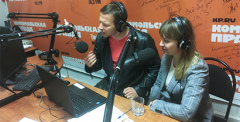 Снова на радио Комсомольская правда | Пресса - Лукин И.Б.